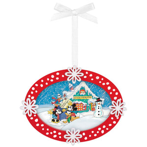 Hallmark 2025 Disney Mickey and Friends Sending Season's Greetings Papercraft Ornament