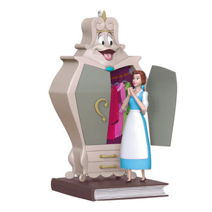 Hallmark Disney Beauty and the Beast Belle With the Wardrobe Ornament