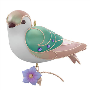 Hallmark The Beauty of Birds Lady Violet-Green Swallow Ornament
