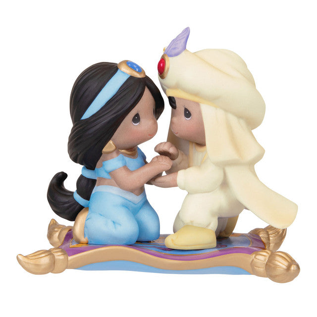 Hallmark Cards Hallmark Disney Precious Moments Aladdin and Jasmine Porcelain Ornament