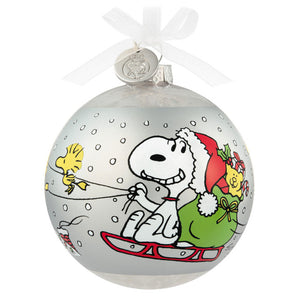 Hallmark 2025 Peanuts® 75th Anniversary Special Edition Glass Ornament