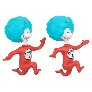 Hallmark Dr. Seuss's The Cat in the Hat™ Thing One and Thing Two Ornaments, Set of 2