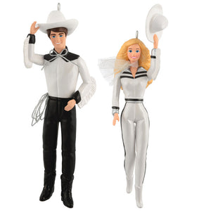 Hallmark 2025 Barbie™ and Ken™ Western Stars Ornaments, Set of 2