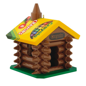 Hallmark 2025 Crayola® Colorful Log Cabin Ornament