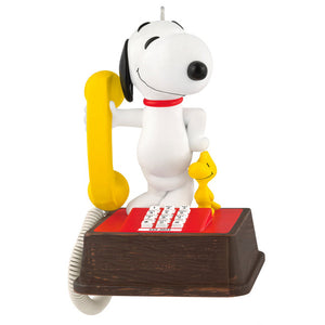 Hallmark 2025 Peanuts® 75th Anniversary Hello, Snoopy! Ornament With Sound