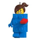 Hallmark Brick Suit Girl LEGO® Minifigure Ornament