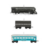 Hallmark Mini Lionel® 221 Steam Locomotive and Tender With 2431 Observation Car Ornaments, Set of 3