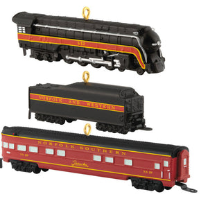 Hallmark 2025 Mini Lionel® Norfolk and Western Passenger Set Ornaments, Set of 3