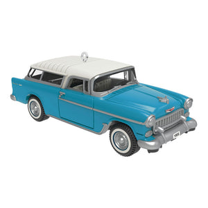 Hallmark Mini Lil' Classic Cars 1955 Chevrolet® Nomad® Wagon 2025 Metal Ornament, 0.75"
