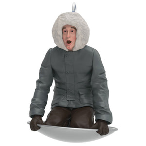 Hallmark 2025 Mini National Lampoon's Christmas Vacation™ Sledding Clark Ornament, 1.25"