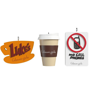 Hallmark Mini Gilmore Girls Ornaments, Set of 3