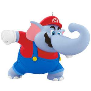 Hallmark 2025 Nintendo Powered Up With Mario Elephant Mario Ornament