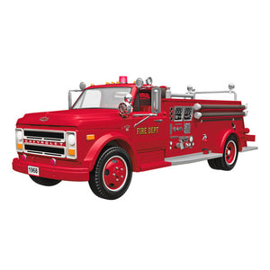 Hallmark Fire Brigade 1968 Chevrolet® Fire Engine 2025 Ornament With Light