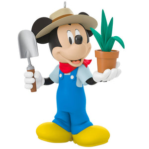 Hallmark 2025 Disney All About Mickey! Gardener Mickey Ornament