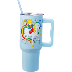 Rainbow Brite Starlite Twink Stars 40 Oz. Stainless Steel Tumbler with Handle