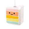 Hallmark Rainbow Slice of Cake Shatterproof Ornament