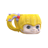 Silver Buffalo Rainbow Brite Face Ceramic 3D Sculpted Mug