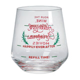 Hallmark Hallmark Channel Movie Pours Stemless Wine Glass, 16.5 oz.