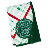 Hallmark Channel Merry Movie Watching Oversized Throw Blanket, 80x60