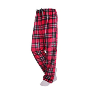 Red/Black Plaid Velvety Fleece PJ Bottoms