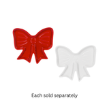 Red or White Bow Trinket Dish 5.25"