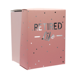 Retired Taking Life One Sip at a Time Gift Boxed 18 oz. Gemstone Jeweled Stemless Wine Glass