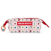 Retro Hello Kitty Mini Loaf Pencil Pouch with Charm