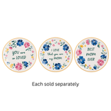 Round Mom Sentiment Trinket Dish 5"