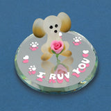 Puppy "I Ruv You" Figurine