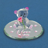 Bear W/Rose "I Love You" Figurine