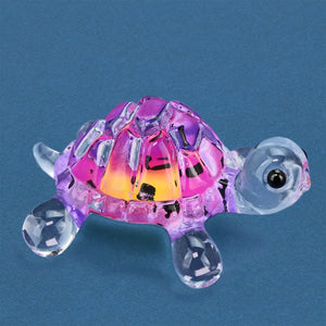 Pink Turtle Figurine