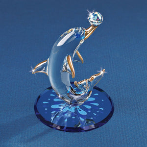 Dolphin W/Crystal Ball Figurine