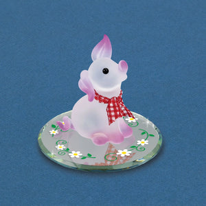 Pretty Pink Pig Figurine