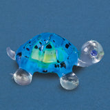 Turtle, Bright Blue Figurine