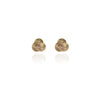 Spirit by Silver Forest Love Knot Stud Post Earrings in Gold