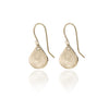 Spirit by Silver Forest Small Hammered Tear Earrings in Gold