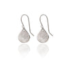 Spirit by Silver Forest Small Hammered Tear Earrings in Silver