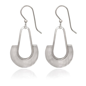 Spirit by Silver Forest Tear with Half Round Earrings in Silver