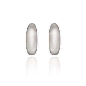Spirit by Silver Forest Modern Chic Hoop Earrings in Silver