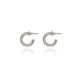 Spirit by Silver Forest Classic Hoop Earrings in Silver