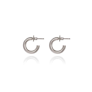 Spirit by Silver Forest Classic Hoop Earrings in Silver