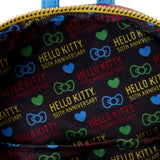 Loungefly Sanrio Hello Kitty 50th Anniversary Coin Bag Metallic Mini Backpack