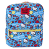 Loungefly Sanrio Hello Kitty 50th Anniversary All-Over Print Nylon Square Mini Backpack