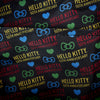 Loungefly Sanrio Hello Kitty 50th Anniversary All-Over Print Nylon Square Mini Backpack