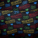 Loungefly Sanrio Hello Kitty 50th Anniversary All-Over Print Nylon Square Mini Backpack
