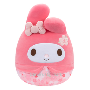 Sanrio Squishmallow My Melody Pink Bow 8" Stuffed Plush by Kelly Toy Jazwares