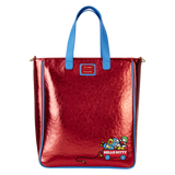 Loungefly Sanrio Hello Kitty 50th Anniversary Metallic Tote Bag with Coin Bag