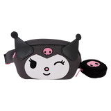 Sanrio Kuromi Cosplay Convertible Nylon Belt Bag with Coin Bag