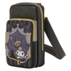 Loungefly Sanrio Kuromi 20th Anniversary Cell Phone Crossbody Bag with Coin Bag