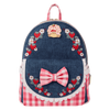 Loungefly Strawberry Shortcake Denim Gingham Mini Backpack